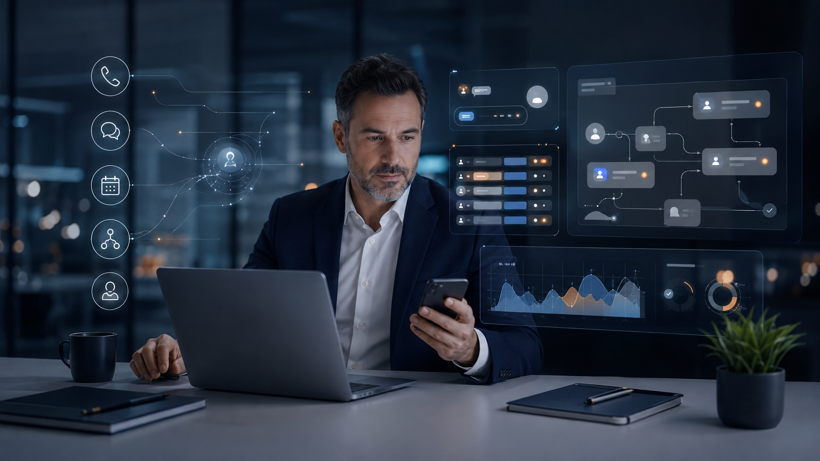Omnichannel iş akışı ve yönlendirme paneli
